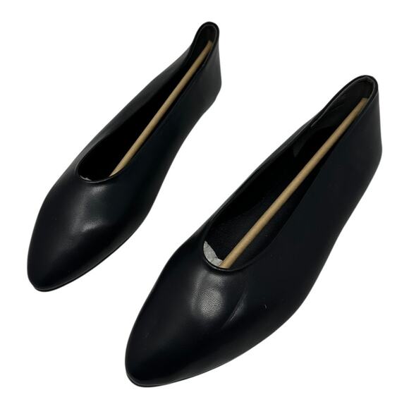 Seychelles Black Leather Flats Women’s Size 11 - Picture 3 of 10